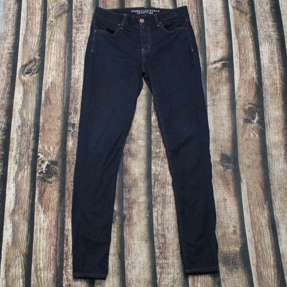 🎀3/$30 American Eagle Blue Skinny Jeans Size 8